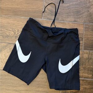 Nike Black and White Athletic Shorts